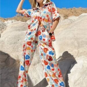 Women's Resort Wear Pants Set